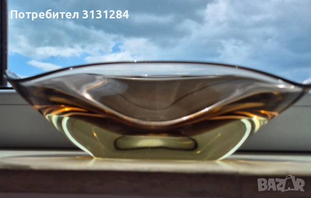 MURANO ваза SOMMERSO Венеция Италия, снимка 4 - Вази - 54510784