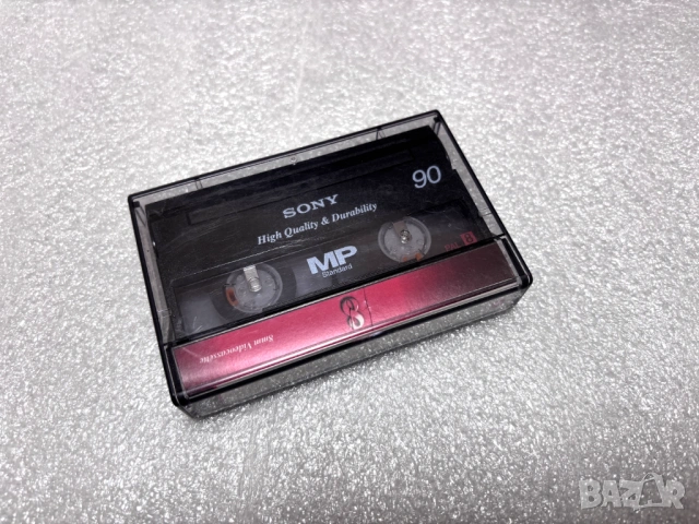 Sony MP Video 8 видеокасета 90 минути, снимка 2 - Плейъри, домашно кино, прожектори - 54790455