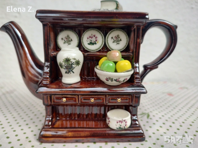 Разкошен малък чайник на Cardew и Portmeirion - шкаф за чинии, снимка 4 - Декорация за дома - 54003308