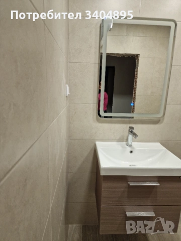 Мивка,шкаф и огледало за баня