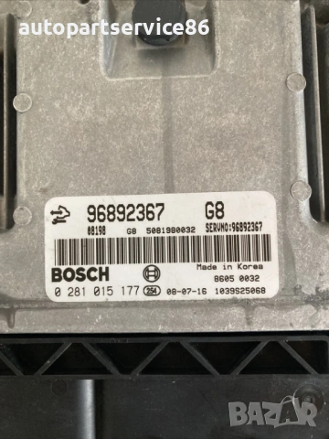 Блок за управление на двигател (ECU) за Chevrolet Captiva 2.0 VCDI 110Kw (2010) 0281015177, снимка 2 - Части - 54645153