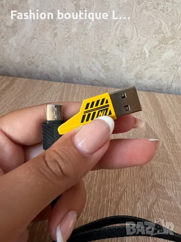 5 евро уникален кабел за зареждане със сменящи се портове USB type C и за айфон 🖤, снимка 5 - USB кабели - 55408724