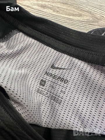 Оригинална мъжа тениска Nike Pro Combat размер ХХЛ, снимка 6 - Тениски - 54691211