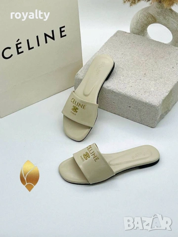 Celine Нови Стилни Дамски Чехли Различни Цветове , снимка 6 - Чехли - 55152602