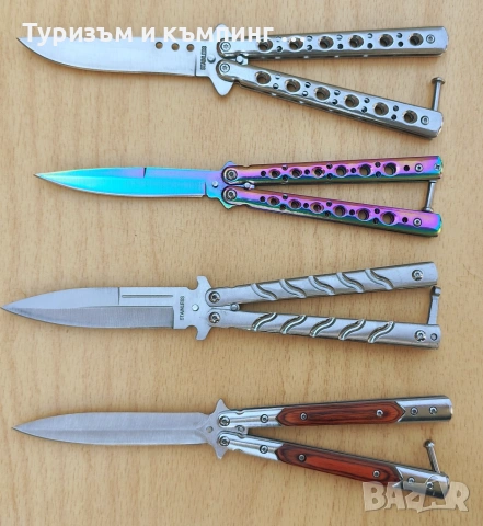 Сгъваем нож пеперуда /Butterfly Knife/-3 модела  , снимка 4 - Ножове - 28603899