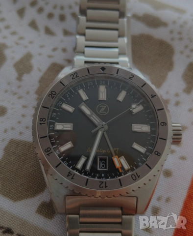 Zelos Blacktip GMT автоматичен дайвър 200м, като нов, пълен комплект, бартер, снимка 6 - Мъжки - 54672677