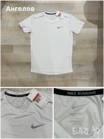 Nike Dri-FIT Running комплект – Тениска + шорти, размер L, нов с етикети, снимка 2 - Тениски - 55425584