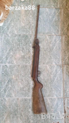 Стара въздушна пушка Burgo 4.5 cal, снимка 5 - Колекции - 55193972