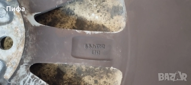 Джанта VW 17/5×112, снимка 2 - Гуми и джанти - 55265762