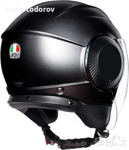 Мото Каска за чопър скутер AGV ORBYT MONO Black,вградени очила,M-57-58 NEW 149.90 €, снимка 3 - Аксесоари и консумативи - 55658691