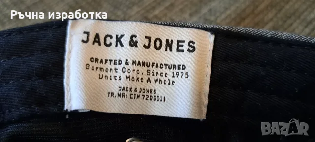 НОВО jack&jones шапка с козирка баисболна сива лятна шапка, снимка 2 - Шапки - 55595329