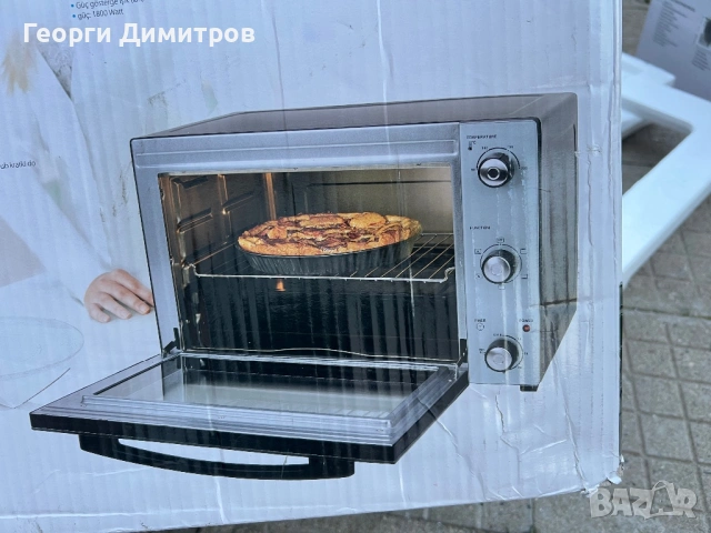 Фурна без котлони със вентилатор 45л, снимка 2 - Печки, фурни - 54349381