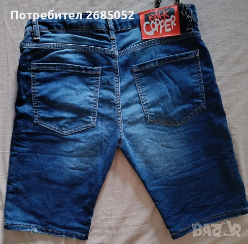 Мъжки дънкови къси панталони размер 32, снимка 2 - Къси панталони - 55062459