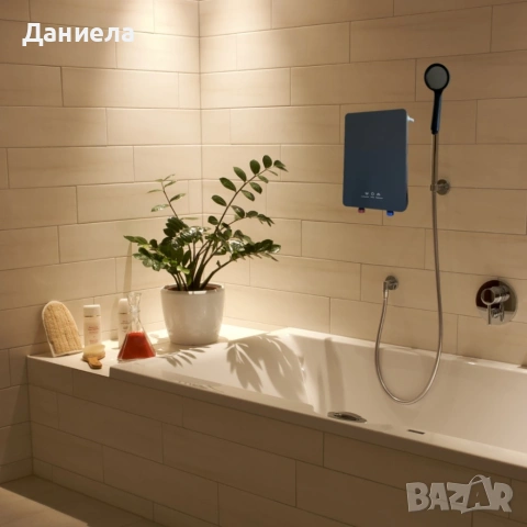 Термостатичен проточен бойлер 5500W с моментално загряване на водата за 3 секунди, снимка 5 - Бойлери - 55105894