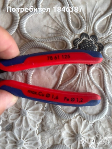 Финни резачки, за електроника Knipex Germany, снимка 2 - Клещи - 54901150