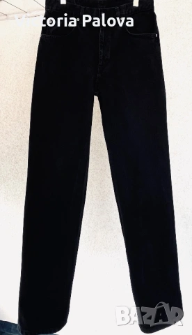 Vintage унисекс дънки Mustang Michigan Jeans / 90s Loose Straight Denim / Heavy Dark Wash