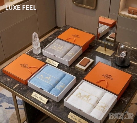 Lacoste 🔹 Versace 🔹 Dior 🔹2бр.Хавлии в Кутия , снимка 7 - Хавлиени кърпи - 54719596