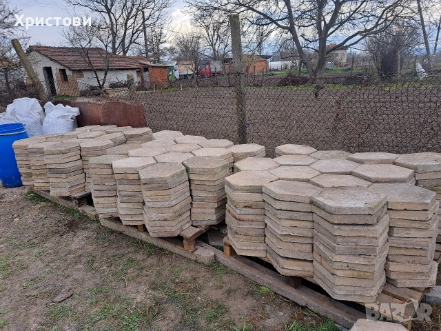 Продавам тротоарни плочки пчелна пита , снимка 2 - Гранитогрес и плочки - 53981790