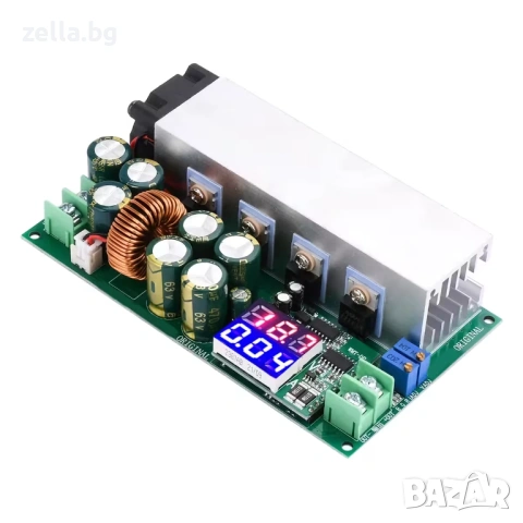 Регулируем DC-DC Step-Down модул 12-80V 20A 600W с цифров дисплей – за зареждане на батерии 10451, снимка 10 - Друга електроника - 54703284