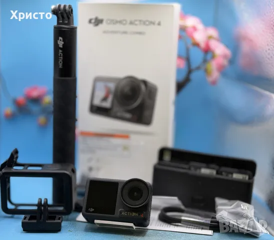 ГАРАНЦИОННА!!! Екшън камера DJI Osmo Action 4 Adventure Combo + 256GB SanDisk High Endurance 