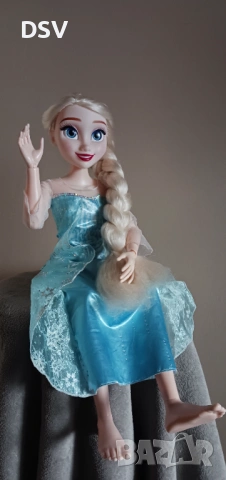 Оригинална голяма кукла Елза 81см Disney , снимка 4 - Кукли - 54752474