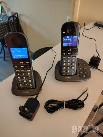 Безжични Стационарни Телефони Philips XL495 Duo