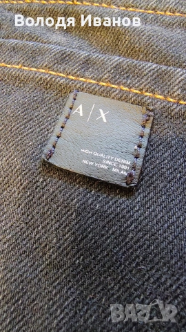 Дънки Armani Exchange като нови. Размер 27, снимка 4 - Дънки - 54755772
