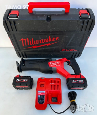 Milwaukee M18 FSZ - Акумулаторен безчетков саблен трион като нов 2025