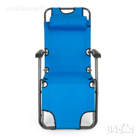 Сгъваем шезлонг с възглавница - комфорт и релакс, снимка 11 - Градински мебели, декорация  - 54082542