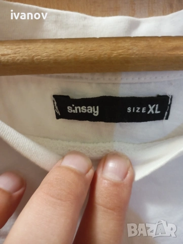 Sinsay XL размер дамска тениска , снимка 3 - Тениски - 55067898