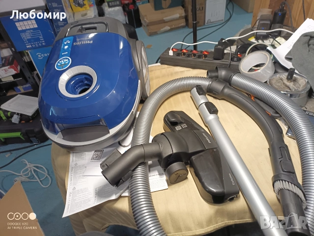 Прахосмукачка PHILIPS с торба XD3110/09 от серия 3000, снимка 3 - Прахосмукачки - 54581955