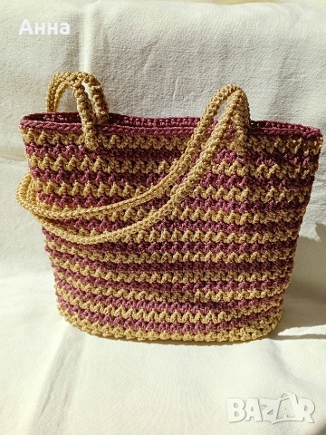 плетени чанти, снимка 4 - Чанти - 54324567