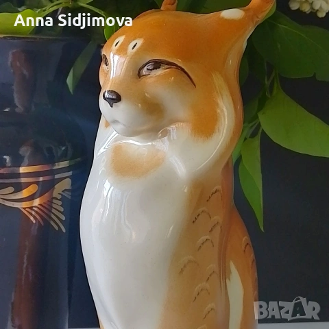 Руска порцеланова статуетка ЛФЗ , снимка 2 - Статуетки - 54313565