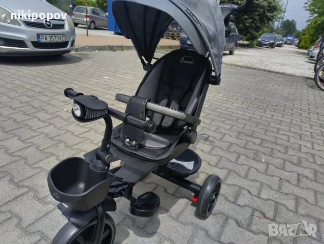 BYOX Детска триколка SUMMER сив, снимка 9 - Детски велосипеди, триколки и коли - 55440424