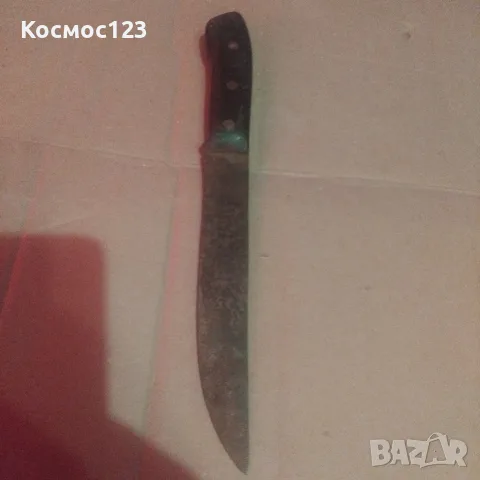 Стар кован овчарски нож, снимка 2 - Антикварни и старинни предмети - 55358734