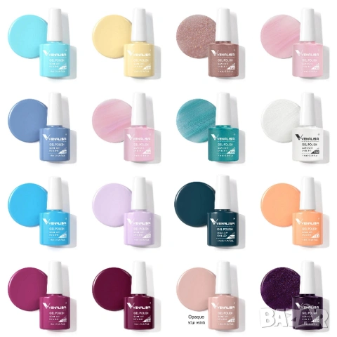 Промо ПАКЕТ 10 броя гел лак Venalisa, снимка 9 - Продукти за маникюр - 53536160