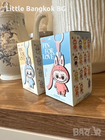 Оригинална Labubu Pin For Love Pop Mart – неотворена кутия, снимка 2 - Плюшени играчки - 55320550