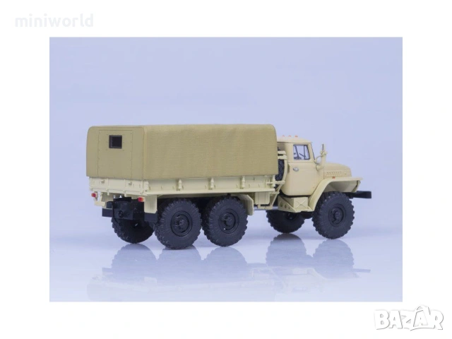 УРАЛ 4320 бордови с тента - мащаб 1:43 на Авто История моделът е нов в кутия, снимка 2 - Колекции - 54697465