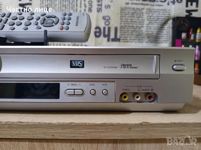 Комбиниран ДВД/Видео Плейър"Samsung"SV-DVD440. (6-Head.Hi-Fi Stereo), снимка 2 - Плейъри, домашно кино, прожектори - 55329442