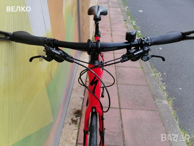 Хибриден велосипед Specialized Sirrus Expert - 28" 2x11 , Carbon , L , снимка 3 - Велосипеди - 54161043