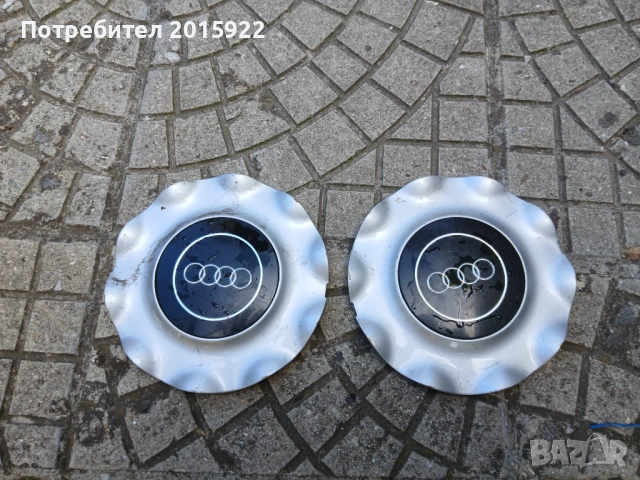 Оригинални капачки за джанти за  Audi 80-B4., снимка 3 - Аксесоари и консумативи - 54698806