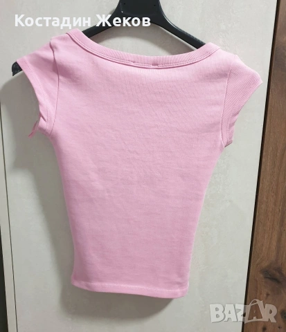 Нова със етикет. Дамска оригинална блузка. ZARA , снимка 2 - Тениски - 55072764