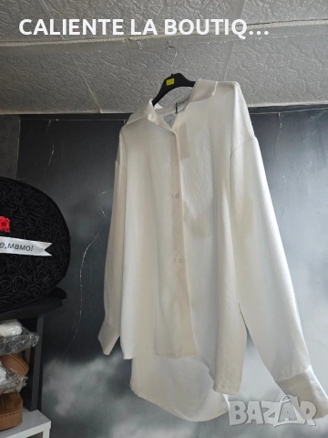 Дамска риза сатен, снимка 3 - Ризи - 53980730