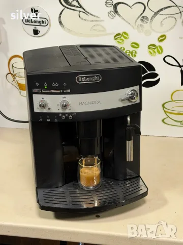 Кафемашина кафе автомат delonghi magnifica с гаранция, снимка 2 - Кафемашини - 55516862
