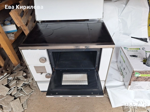 Готварска печка на дърва Alfa Plam H90, снимка 5 - Печки, фурни - 54543373