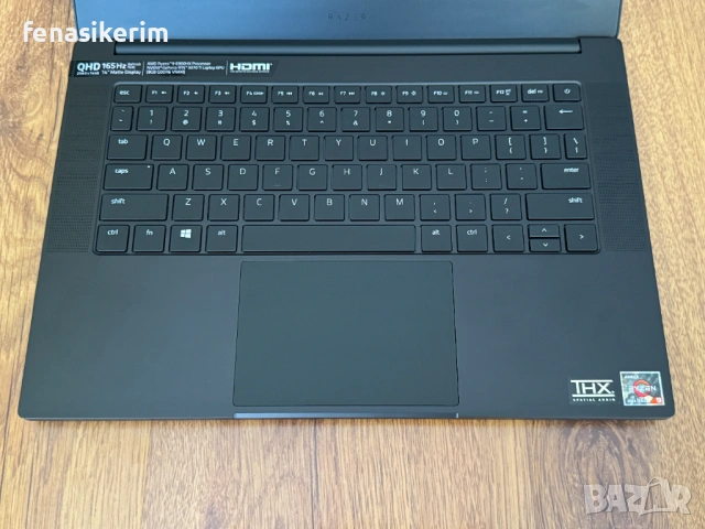 14' 2.5K 165Hz Ryzen 9 6900HX Razer Blade 16GB DDR5/512GB NVMe/Nvidia RTX 3070 Ti 8GB/Бат. 6ч., снимка 10 - Лаптопи за работа - 54254592