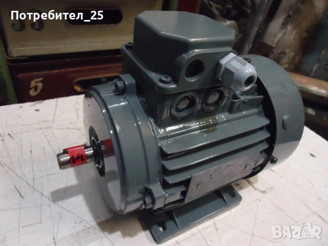 Трифазен ел.мотор 0,37KW - 1360 об/мин., снимка 6 - Електродвигатели - 54876731