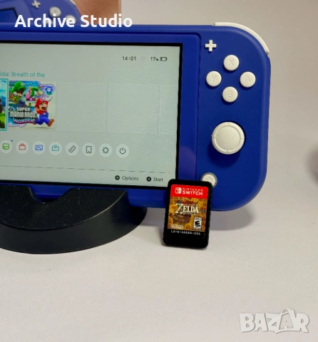 Nintendo Switch Lite Blue (Син) + Zelda: Breath of the Wild | ПЪЛЕН КОМПЛЕКТ!, снимка 5 - Nintendo конзоли - 54618991