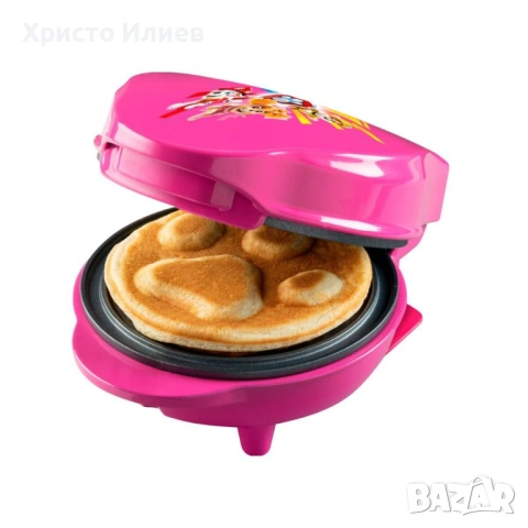 Гофретник Пес патрул Paw Patrol с лапичка розов син, снимка 2 - Гофретници - 54519204