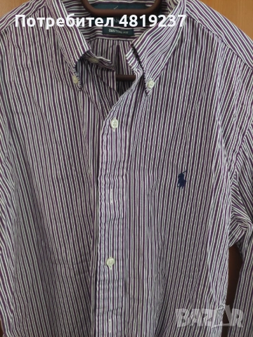 Мъжка риза Polo Ralph Lauren, снимка 9 - Ризи - 54641287
